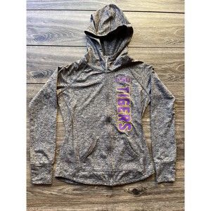 GIII 4her by Carl Banks Grey LSU Long Sleeve Jacket Size SMALL Women. FREE S/H